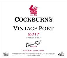Cockburns 2017 Vintage